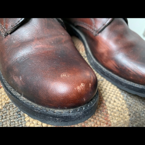 Brown leather Frye boots - Picture 5 of 7